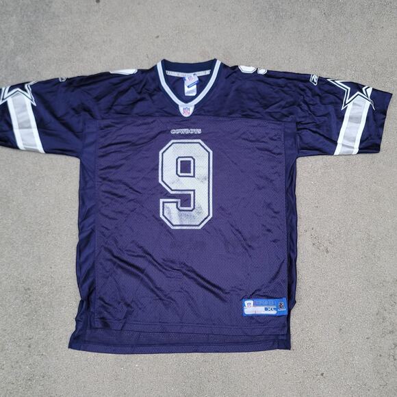 Vtg Reebok Dallas Cowboys Tony Romo Football Jersey - Picture 1 of 4